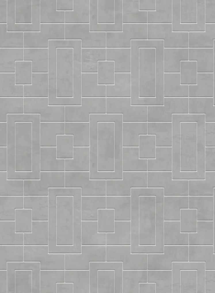 Coordonne Tapete Fretwork - Concrete