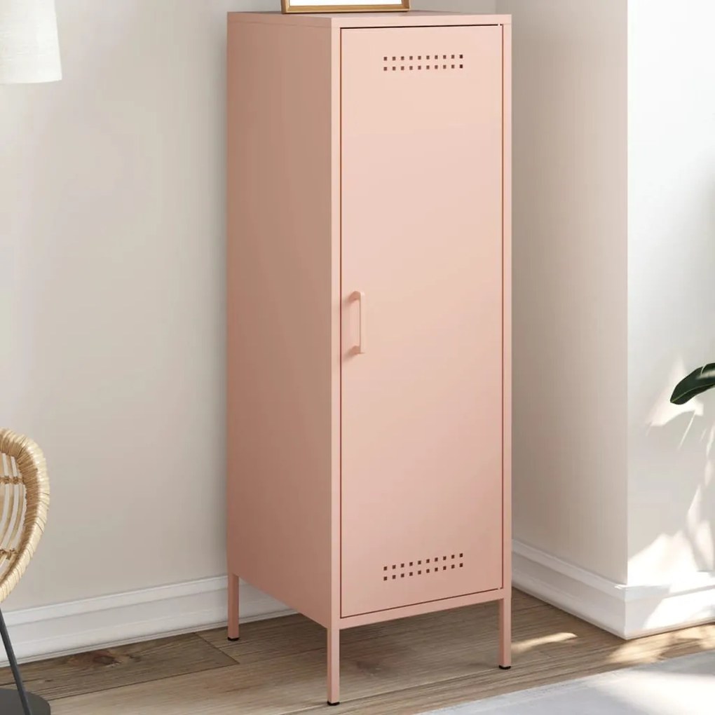 Credenza rosa 36x39x113 cm in acciaio