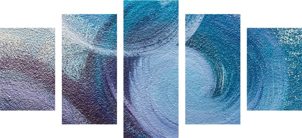 Quadri 5 pezzi – Tratti astratti moderni