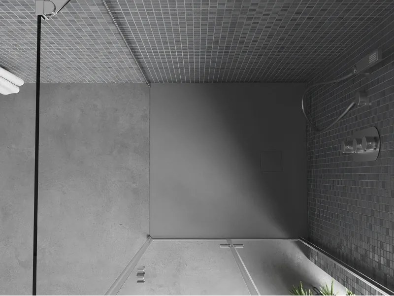 Mexen Bert piatto doccia quadrato SMC 80 x 80 cm, grigio - 4K618080