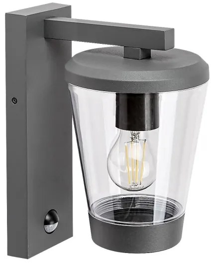 Rabalux 7267 - Lampada a parete da esterno con sensore SAVANO 1xE27/40W/230V IP44