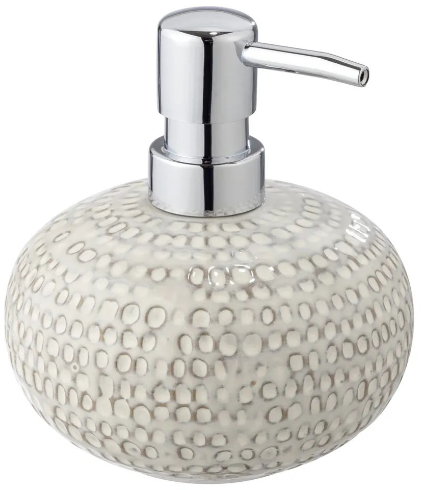 Dispenser di sapone in ceramica crema 0,47 l Pergole - Wenko