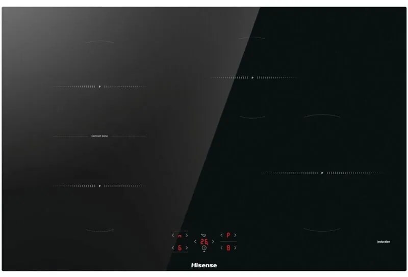 HI8421BSC. Colore del prodotto: Nero, Posizionamento dell'apparecchio: Da incasso, Dimensione della larghezza del piano cottura: 80 cm. Tipo di