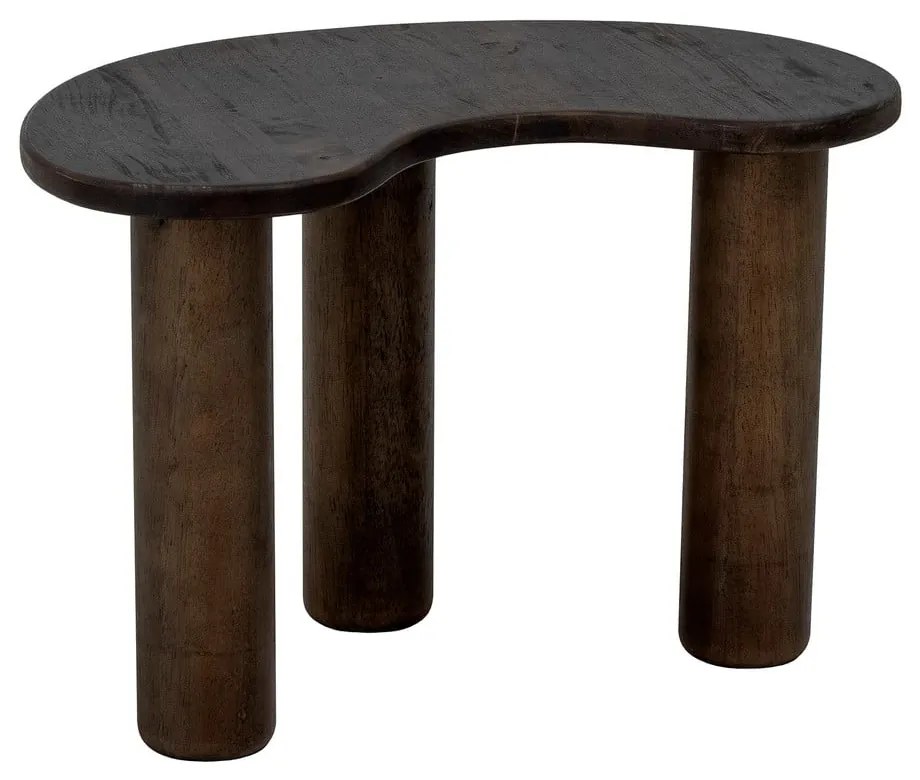 Tavolino in legno di caucciù marrone scuro 36x53 cm Luppa - Bloomingville