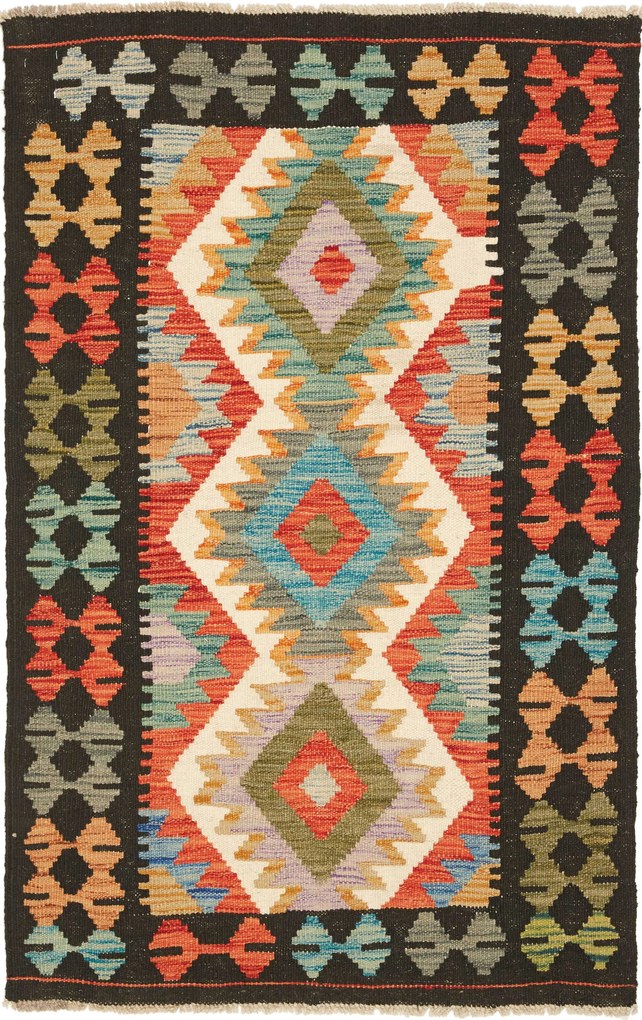 Kilim Tappeto 80x130 (Pakistan) Tessuto A Mano