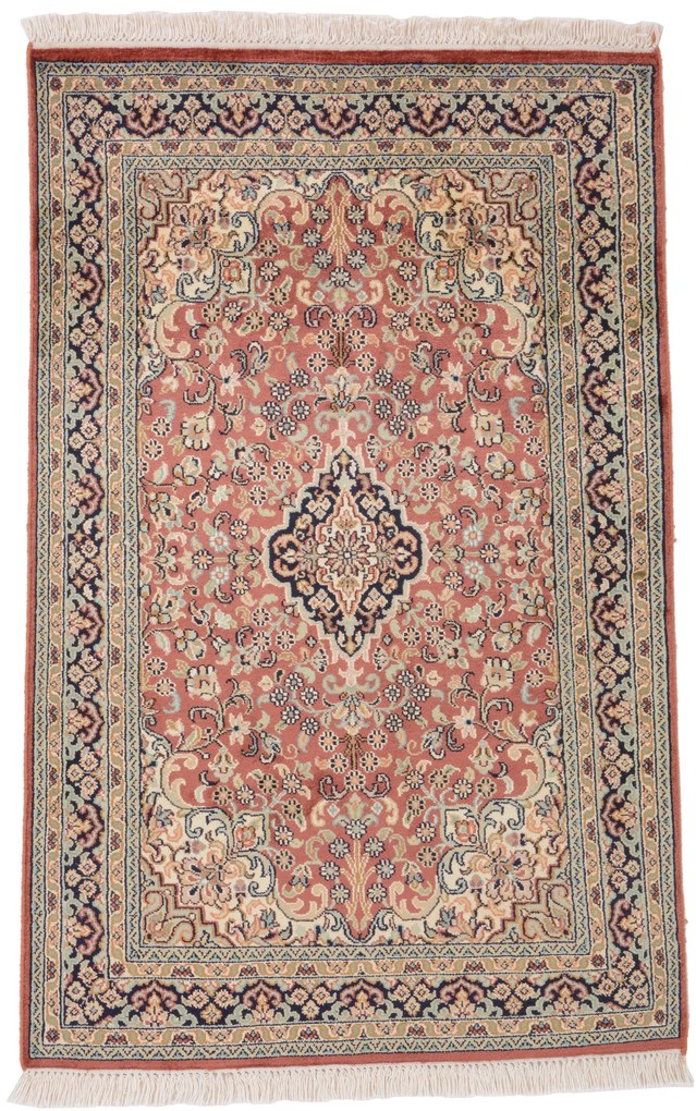 Cashmere Silk Tappeto orientale 100 x 60 (Indian) Annodato A Mano