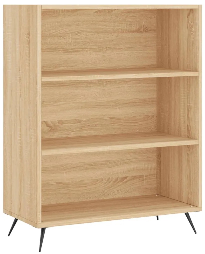 Libreria Rovere Sonoma 69,5x32,5x90 cm in Legno Multistrato