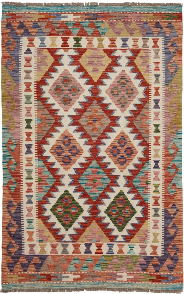Kilim Tappeto 150x100 (Pakistan) Tessuto A Mano