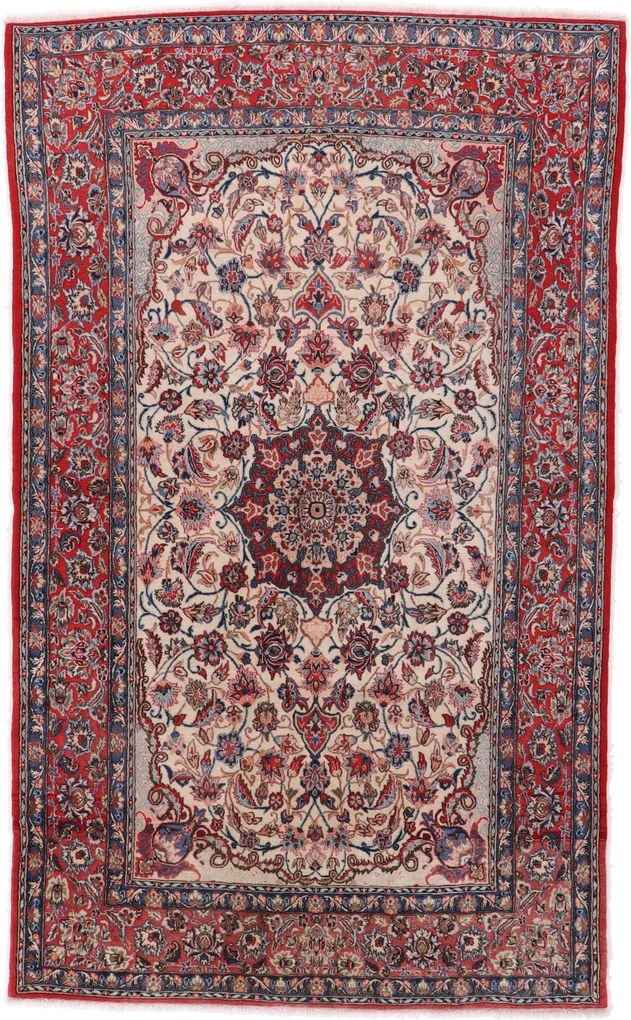 Isfahan Tappeto persiano 150x240 (Iran) Annodato A Mano