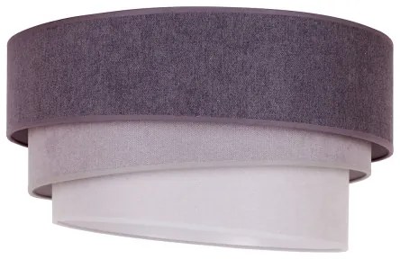 Duolla - Plafoniera TRIO 1xE27/15W/230V diametro 45 cm antracite/grigio/bianco