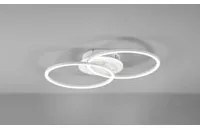 Plafoniera Soffitto 2 Cerchi Led 4000k Dimmer Venida Bianco Trio Lighting