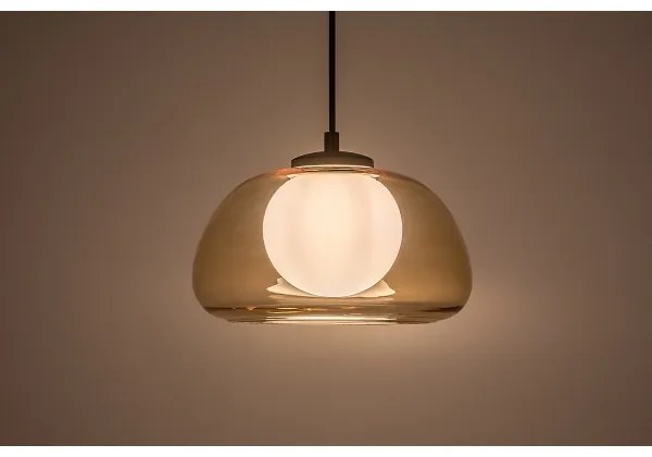 Rabalux 72273 - Lampadario a sospensione con filo ELOWEN 1xG9/5W/230V marrone/fumé