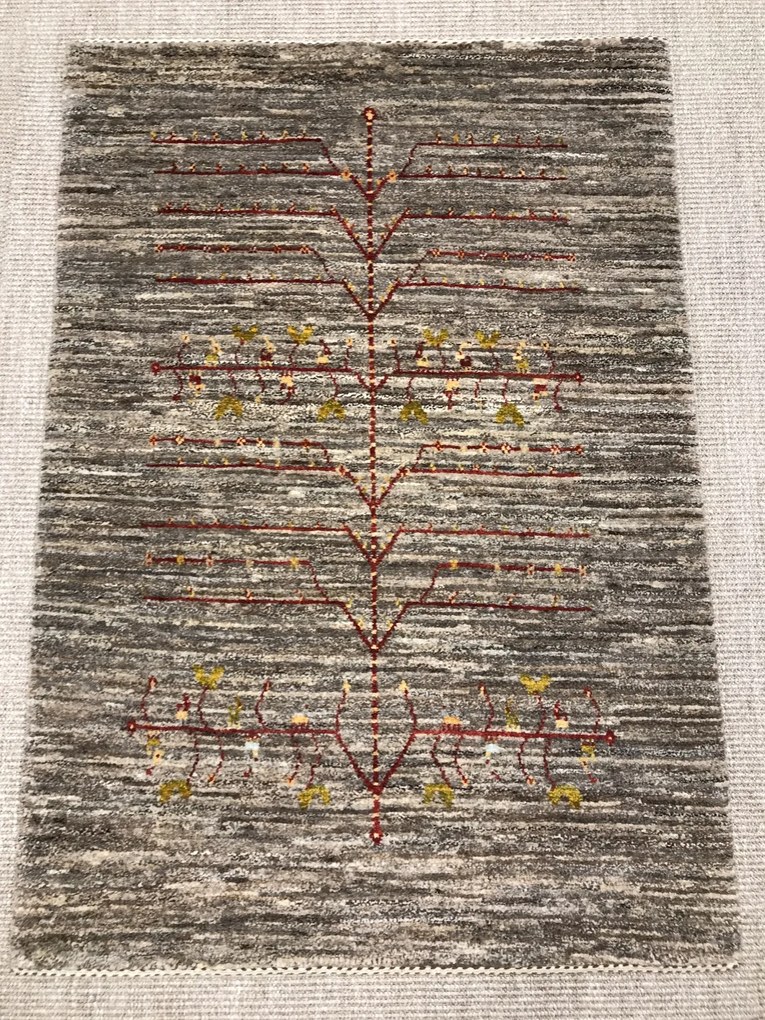 Loribaft Tappeto 80x120 Marrone (Iran) Annodato A Mano