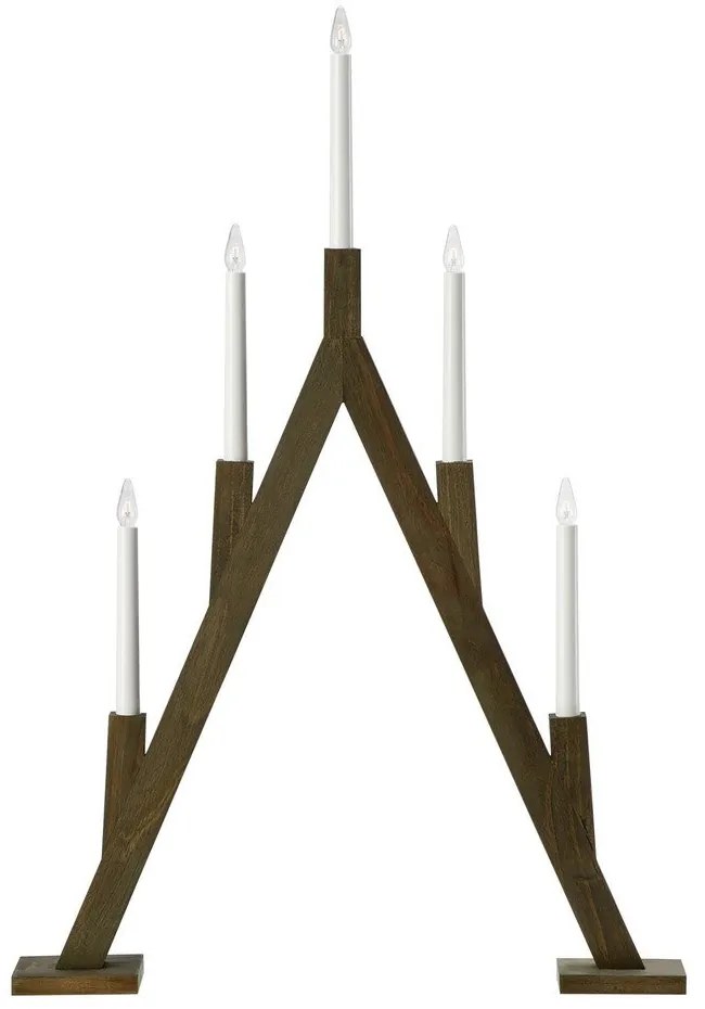 Decorazione luminosa natalizia marrone scuro Bjurfors - Markslöjd