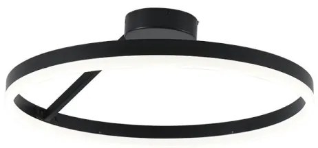 Lampadario a plafone LED dimmerabile LED/40W/230V 3000-6500K nero + telecomando