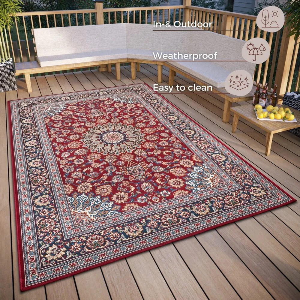 Tappeto rosso per esterni 120x180 cm Kadi - Hanse Home