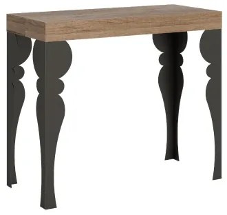 Consolle 90x40 cm Allungabile Fino a 3 metri Paxon Quercia Natura 14 posti