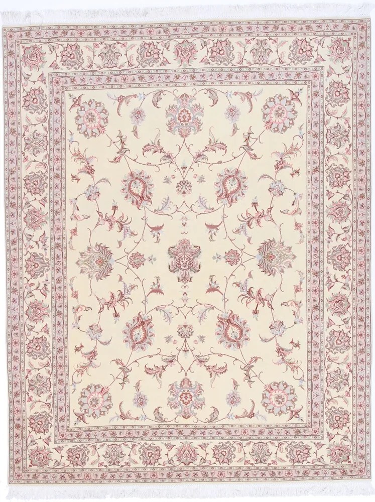Tabriz Tappeto persiano 260x200 Beige (Iran) Annodato A Mano