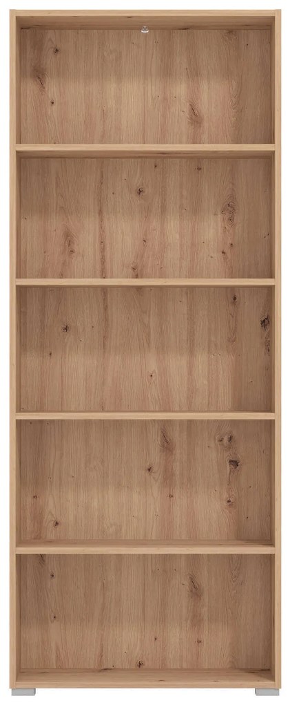 MADDIE - libreria cinque ripiani moderno minimal in legno