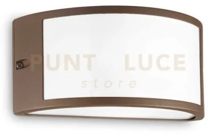 Rex-1 applique a parete ip44 1 luce attacco e27 coffee