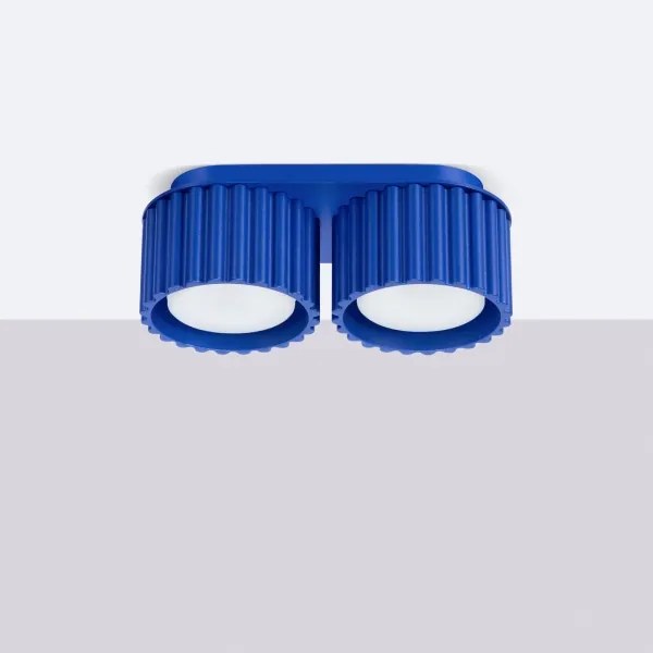 Sollux SL.1813 - Faretto AURA 2xGX53/10W/230V blu