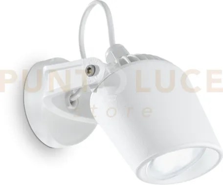 Elio applique a parete ip66 bianco orientabile 1 luce attacco gu10 ...