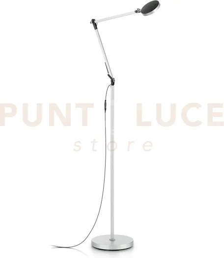 Futura lampada da terra orientabile alluminio dimmerabile led 4000 ...