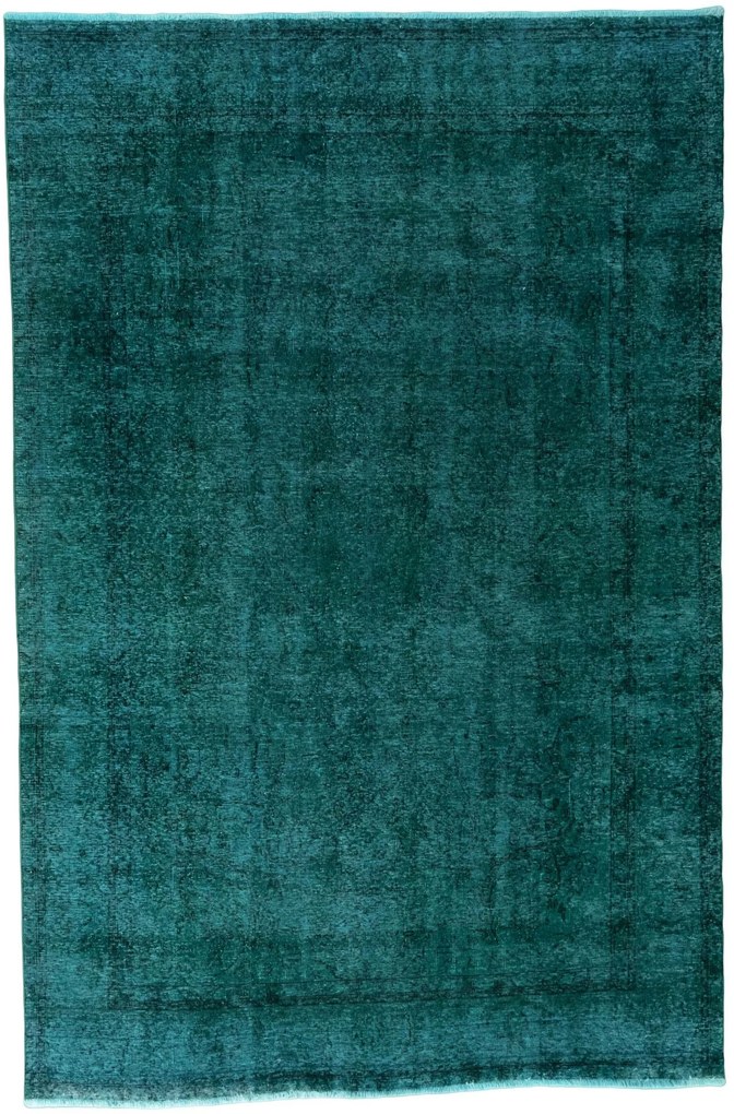 Tabriz Tappeto persiano 210x310 Verde (Iran) Annodato A Mano