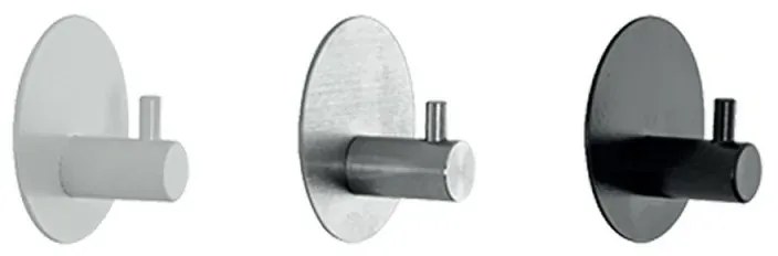 Appendini portasciugamani in acciaio bianco opaco Metal
