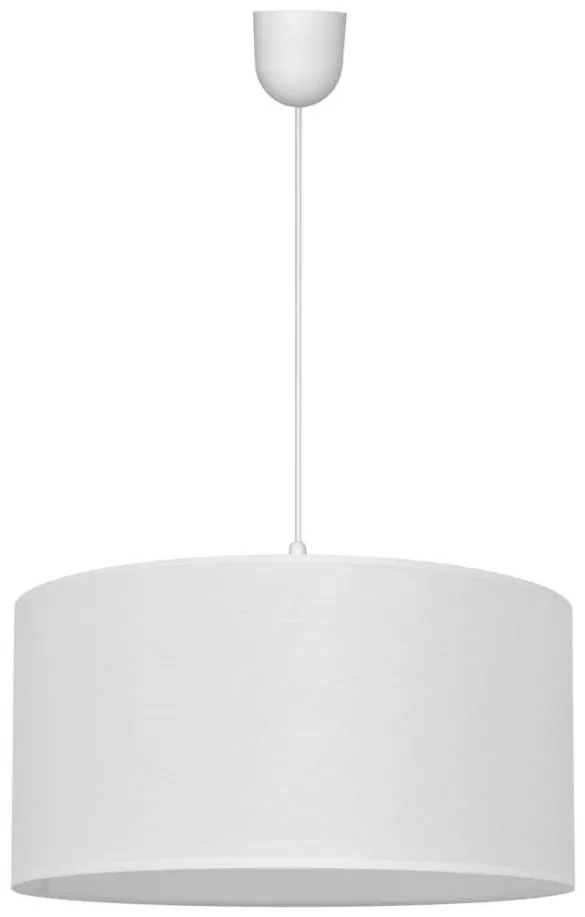 Lampadario su corda ALBA 1xE27/15W/230V d. 40 cm bianco