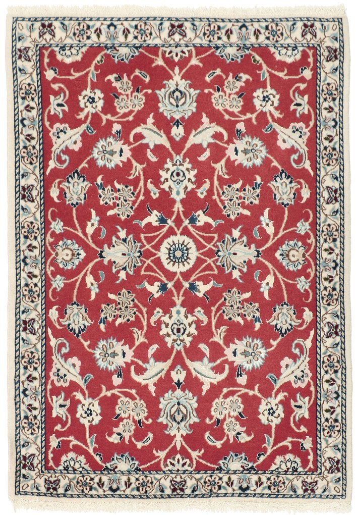 Nain Tappeto persiano 80x60 (Iran) Annodato A Mano