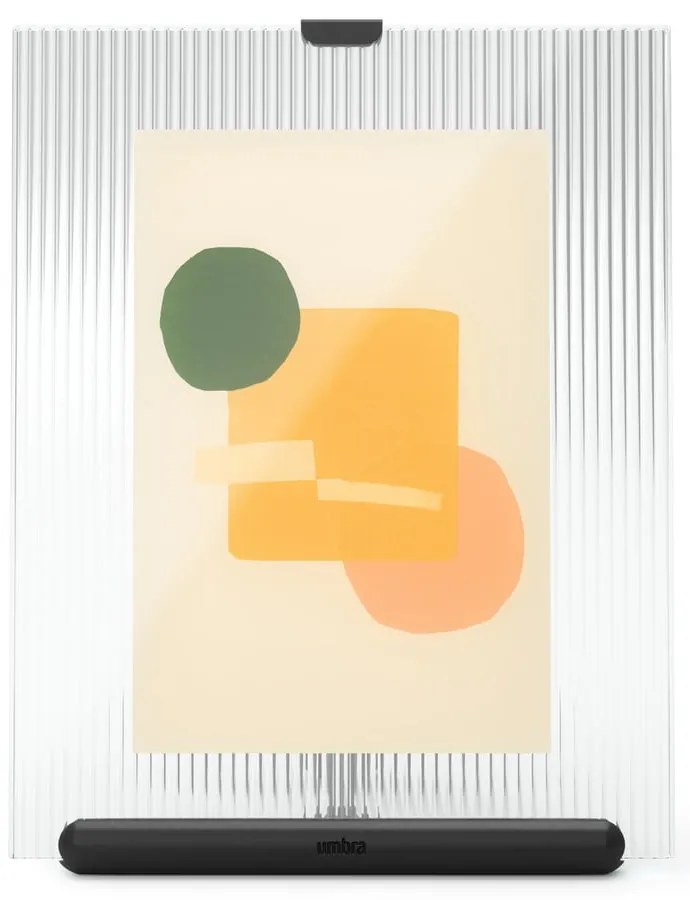 Cornice nera in vetro verticale con sostegno 16x20 cm Flute – Umbra