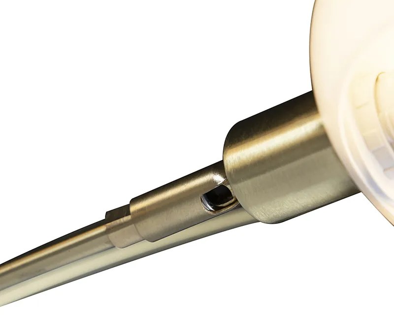 Lampada da terra Art Déco oro 5 luci - Sixties Marmo