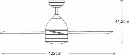 Lucci air 513075 - Plafoniera LED LED/25W/230V 3000/4200/6500K + TC