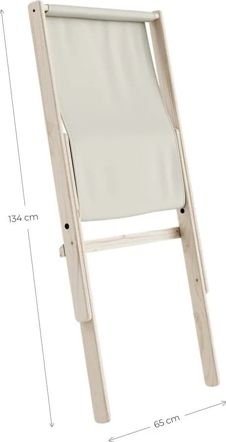 Sedia pieghevole Raw/Creamy Boogie - Karup Design