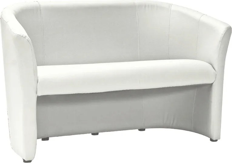 Divano TM-2 in ecopelle bianca – 126x60x76 cm