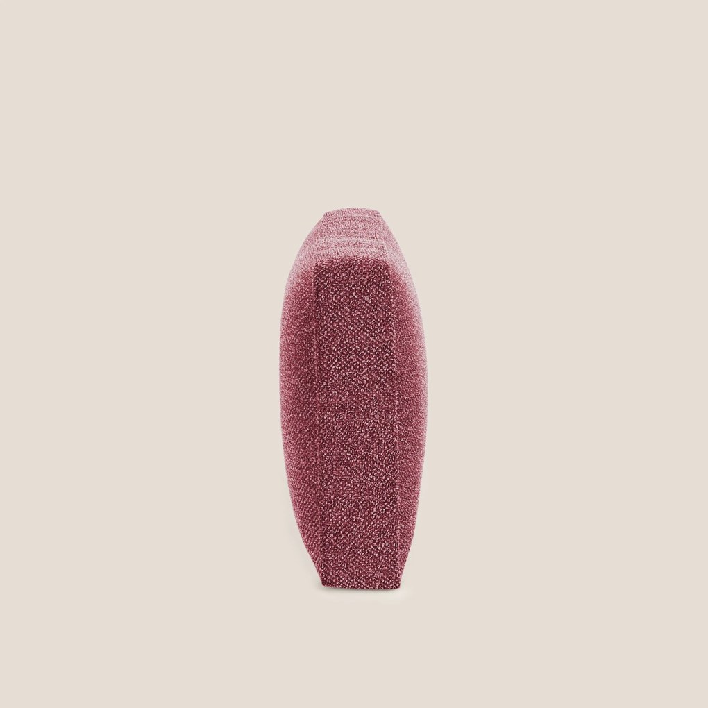 Nettuno cuscino schienale realizzato in tessuto bouclè impermeabile T07 rosso