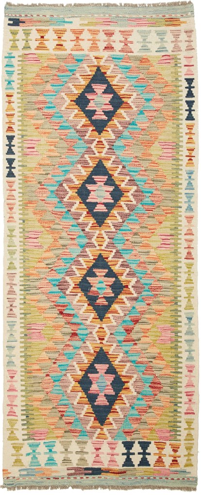 Kilim Tappeto orientale 80 x 190 (Pakistan) Tessuto A Mano