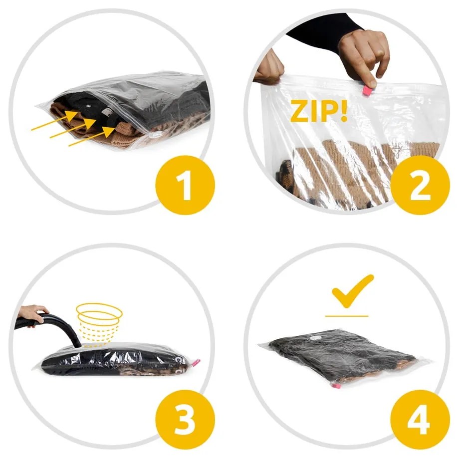 Sacchetti per il vuoto in set da 2 pezzi Aspi Form XL - Compactor