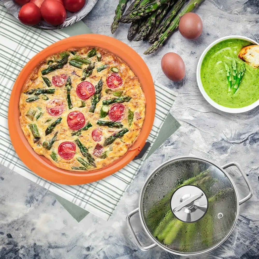 Pentola in acciaio inox con coperchio per induzione 4 l Anett - Orion