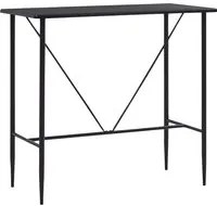 Tavolo da Bar Nero 120x60x110 cm in MDF cod mxl 12544