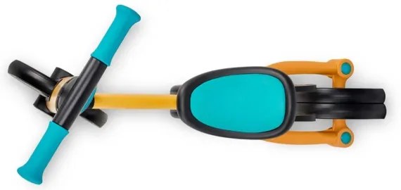 KINDERKRAFT 3in1 4TRIKE bici per bambini giallo/turchese