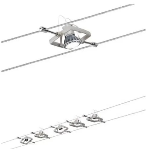 Paulmann 94134 - SET 5xGU5,3/10W Faretto MAC 230V bianco