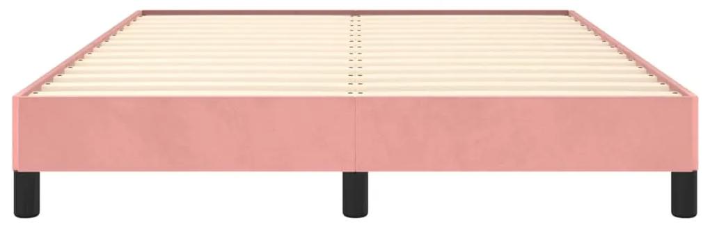 Giroletto rosa 140x200 cm in velluto