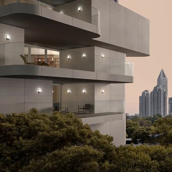 Redo 90130 -LED Applique da esterno COLIN LED/9W/230V 4000K IP54 antracite