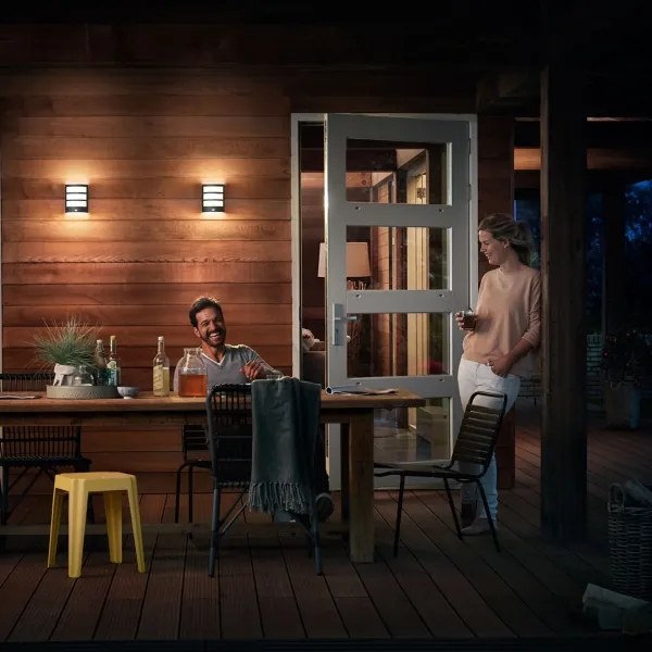 Philips-LED Applique da esterno con sensore PYTHON LED/6W/230V 4000K IP44