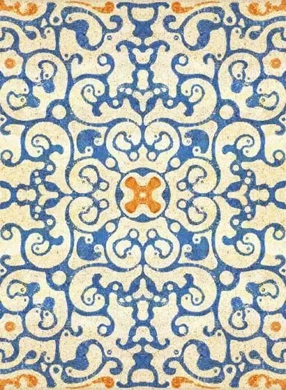 Tapete Spanish Tile von MINDTHEGAP - WP20054