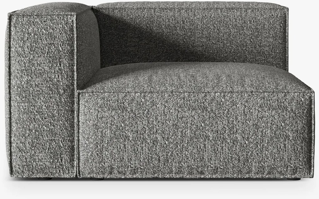 Modulo angolare Nuria in bouclé – L125 cm