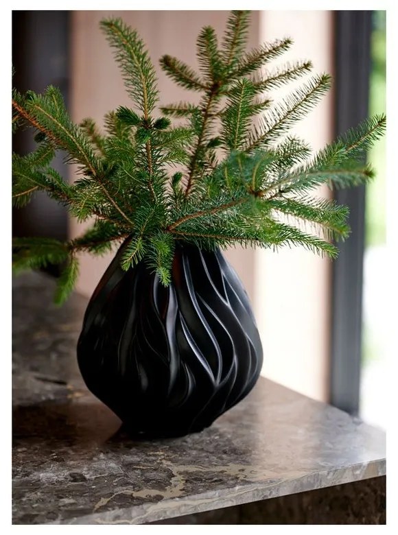 Vaso in porcellana nera Flame - Morsø