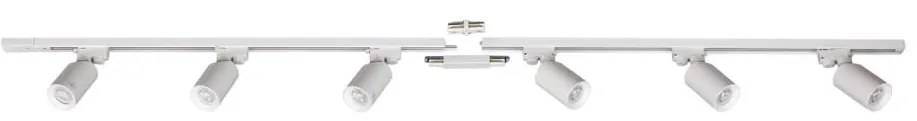 Zuma Line 3047 - Faretto per sistema a binario TORE 6xGU10/35W/230V bianco